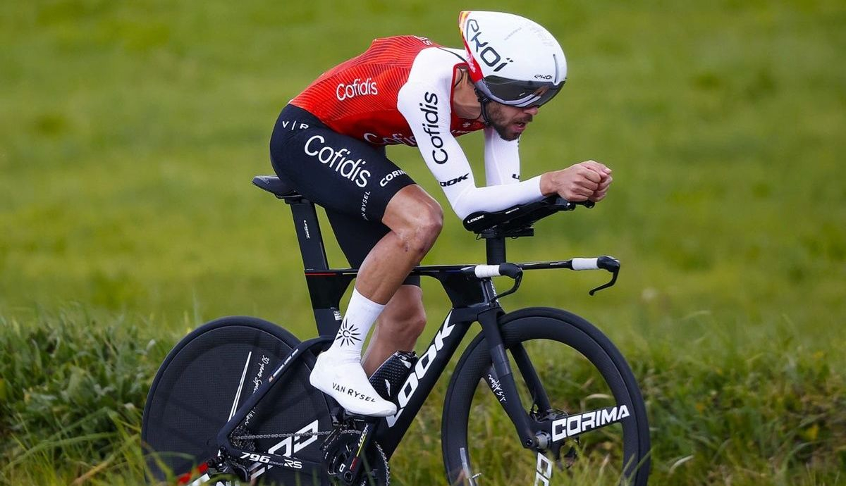 Jesús Herrada (Cofidis) realizó una muy buena contrarreloj Jesús Herrada (Cofidis) realizó una muy buena contrarreloj