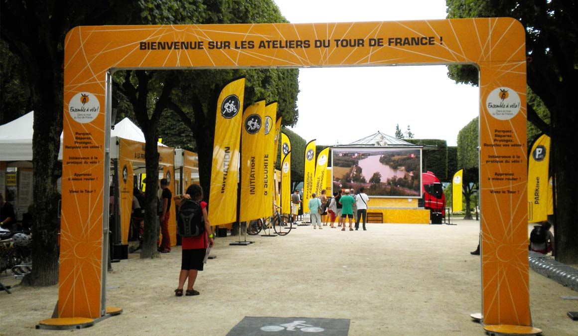Los talleres del Tour de Francia