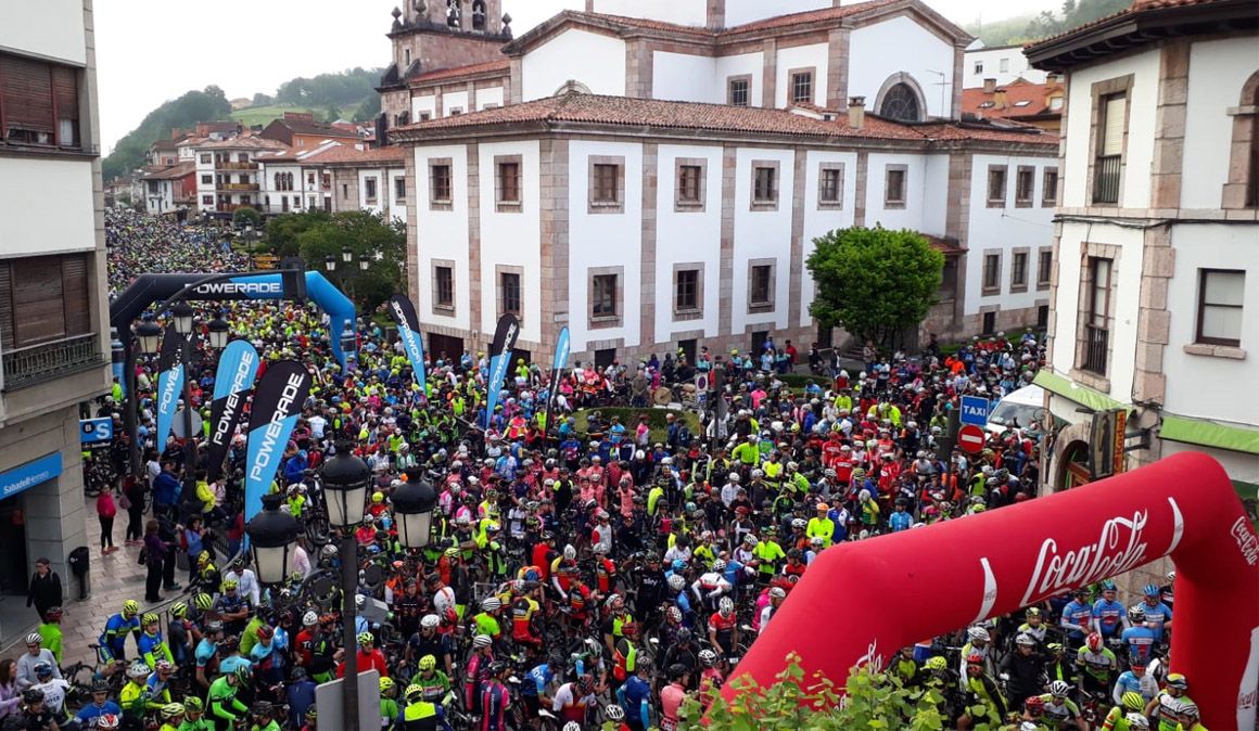 Más de 4.000 participantes en la marcha Lagos de Covadonga Ride 2018 by Movistar
