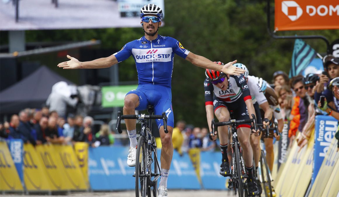 Victoria al estilo Alaphilippe; Gianni Moscon, nuevo líder