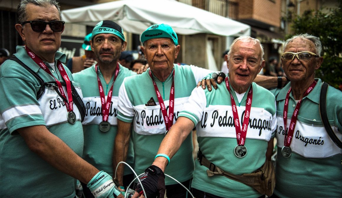 Eroica Hispania: personas que disfrutan de la fatiga y el esfuerzo