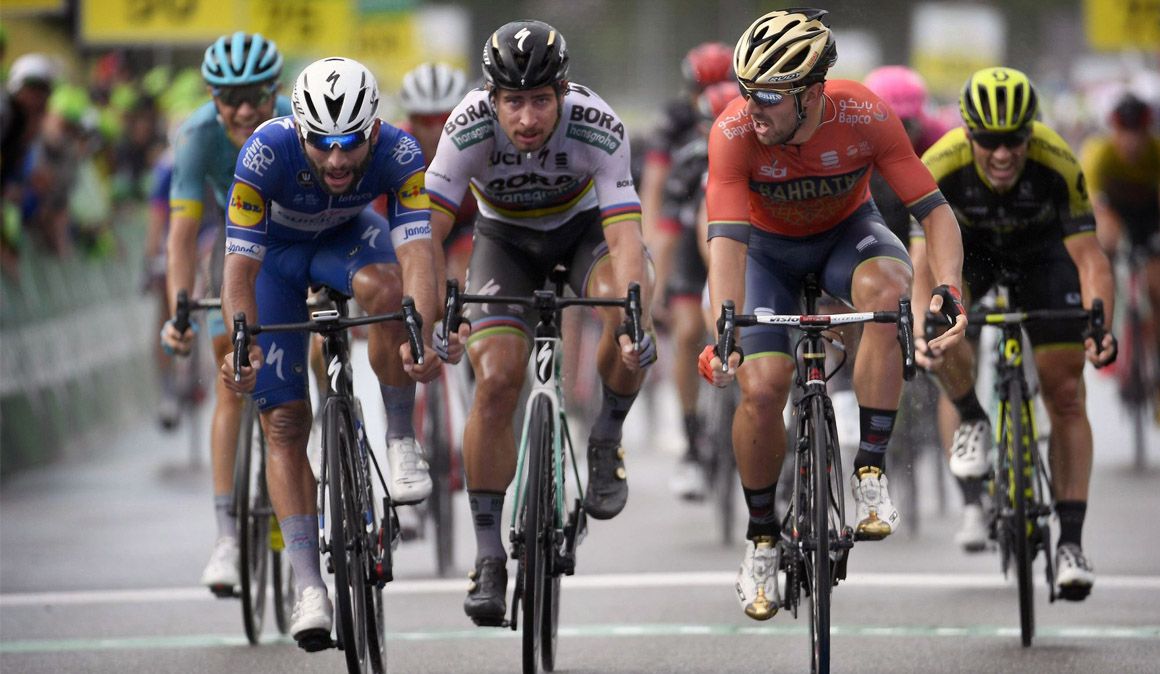Sonny Colbrelli gana un precioso duelo de sprinters