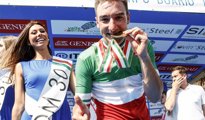 Elia Viviani, campeón de Italia de fondo en carretera