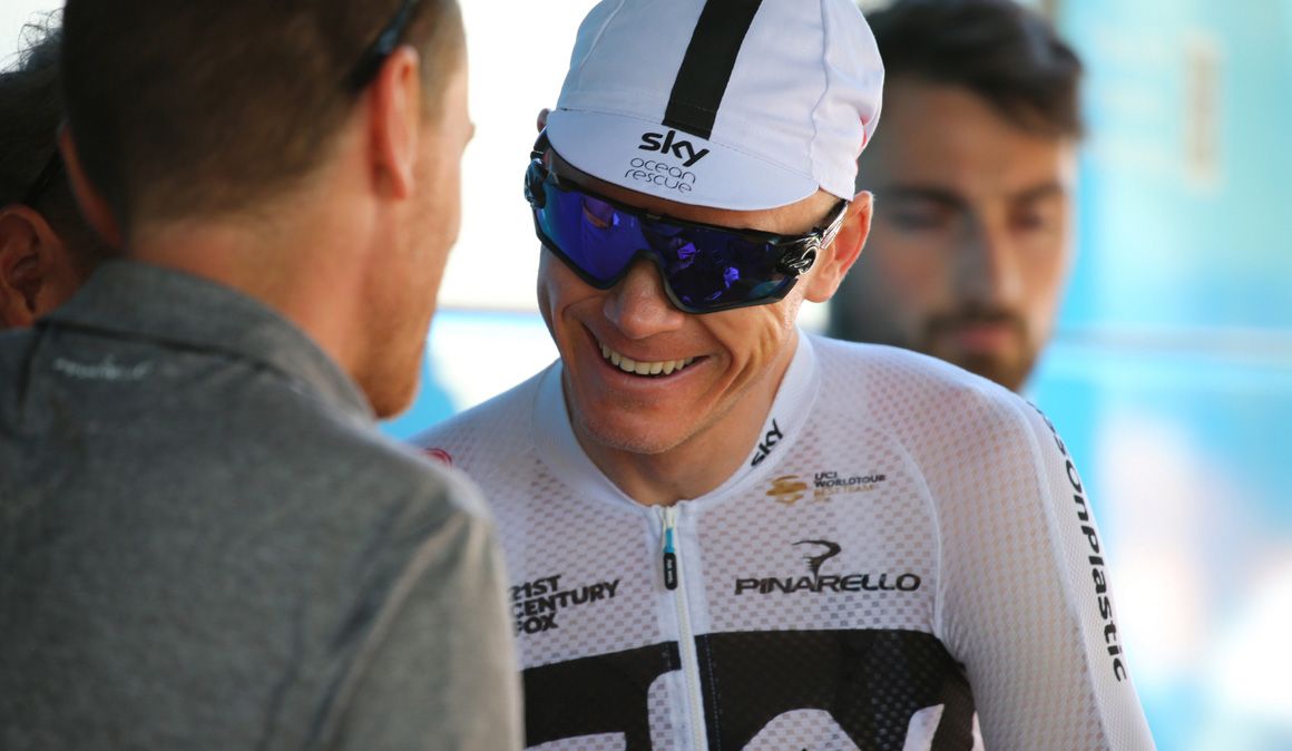 Froome: "En el Muro de Bretaña siempre hay movimiento y lucha"