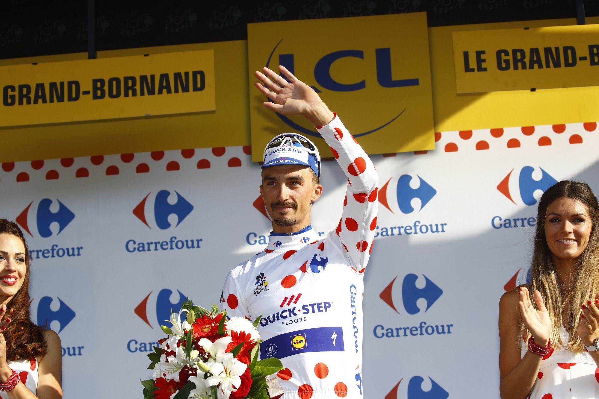 Alaphilippe:"Siento mucha emoción, ganar en el Tour no es fácil"