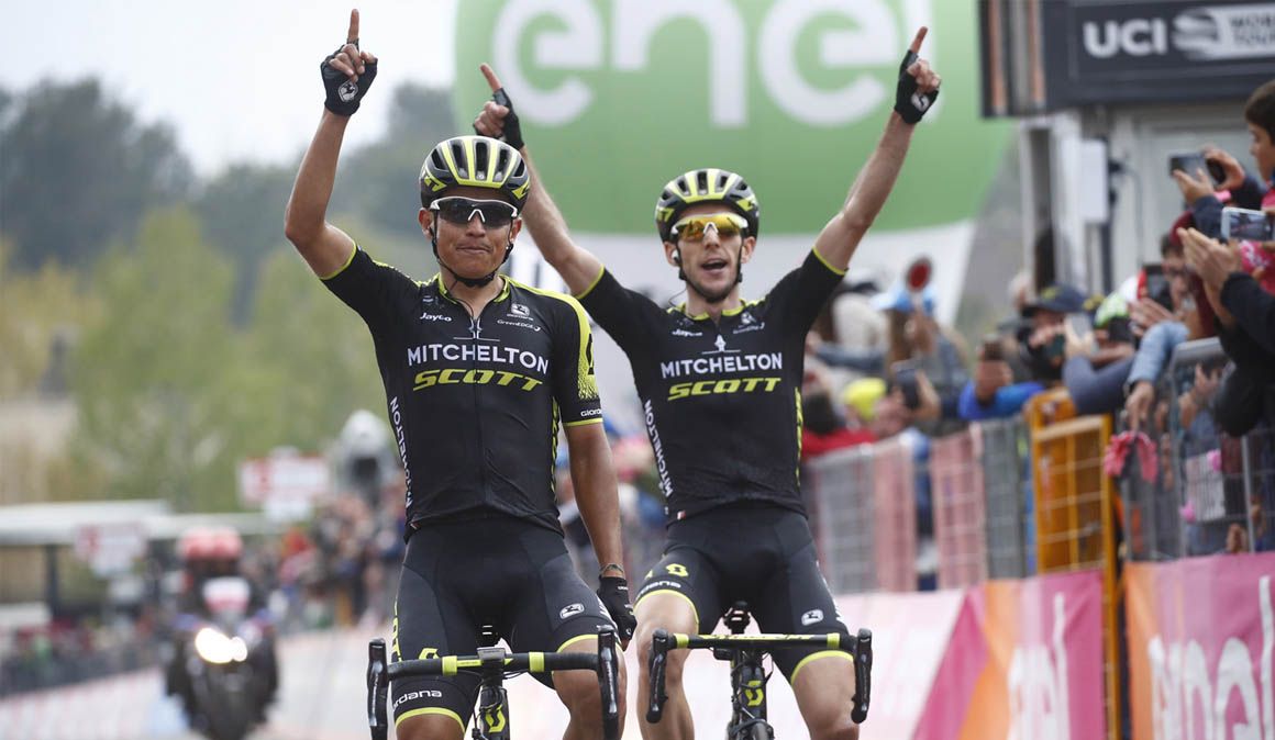 Giro de Italia 6ª etapa: Chaves levanta los brazos y Yates el rosa