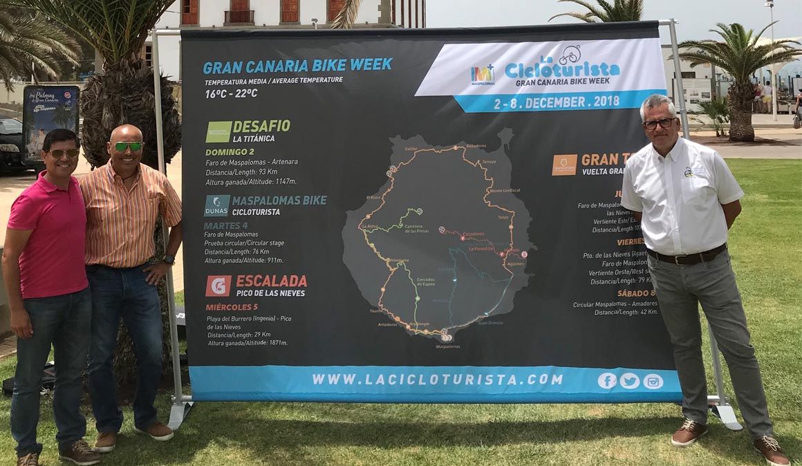 La Cicloturista Gran Canaria Bike Week y la FICGC, a una en la 30 edición