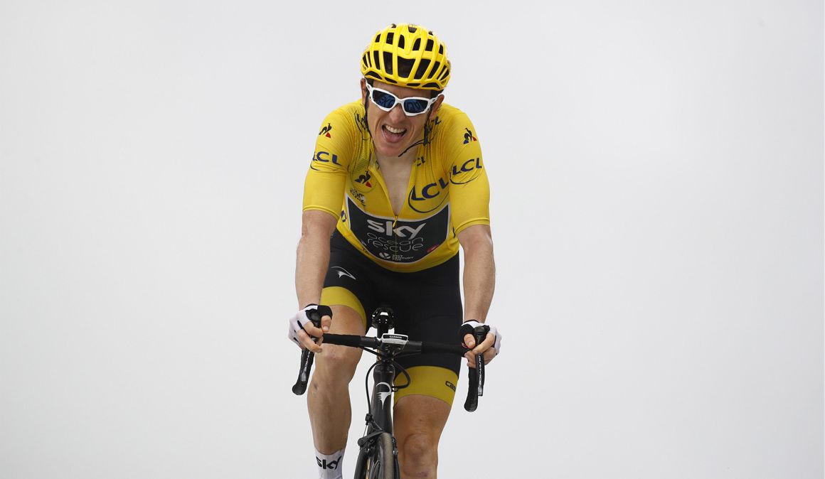 Geraint Thomas acaricia el amarillo en París