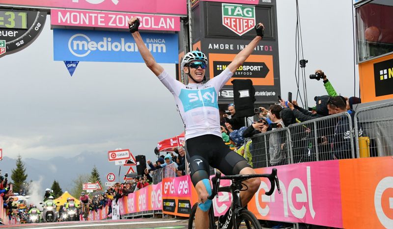 Chris Froome renace en el Monte Zoncolan