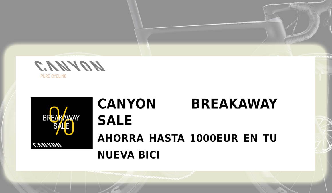 Canyon Breakaway Sale