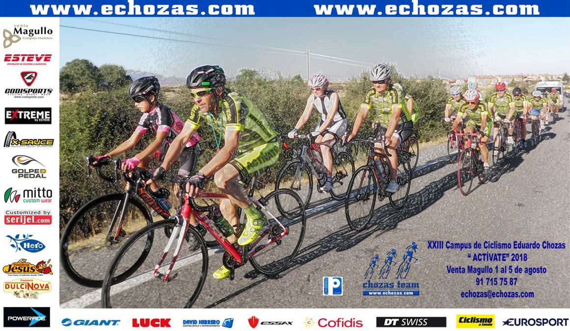 Campus de ciclismo “Activate” Eduardo Chozas en Segovia