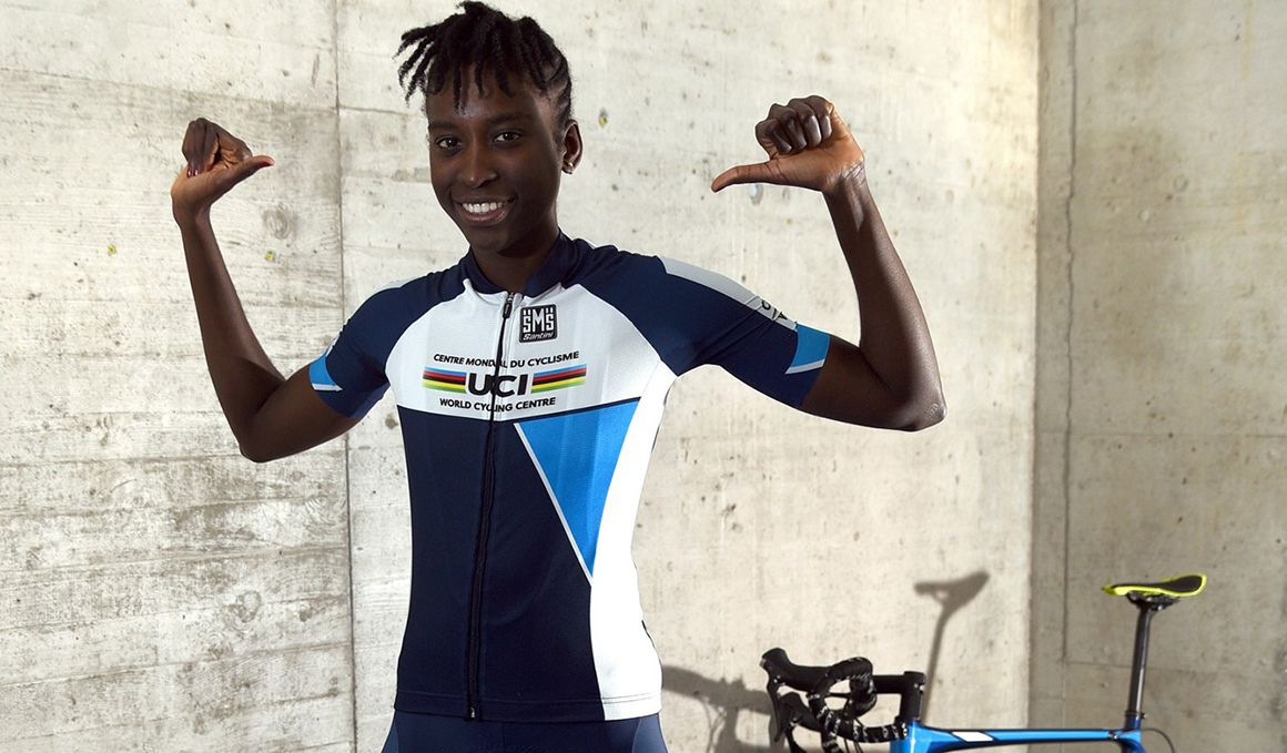 Teniel Campbell, otra pionera en el Centro de Ciclismo de la UCI