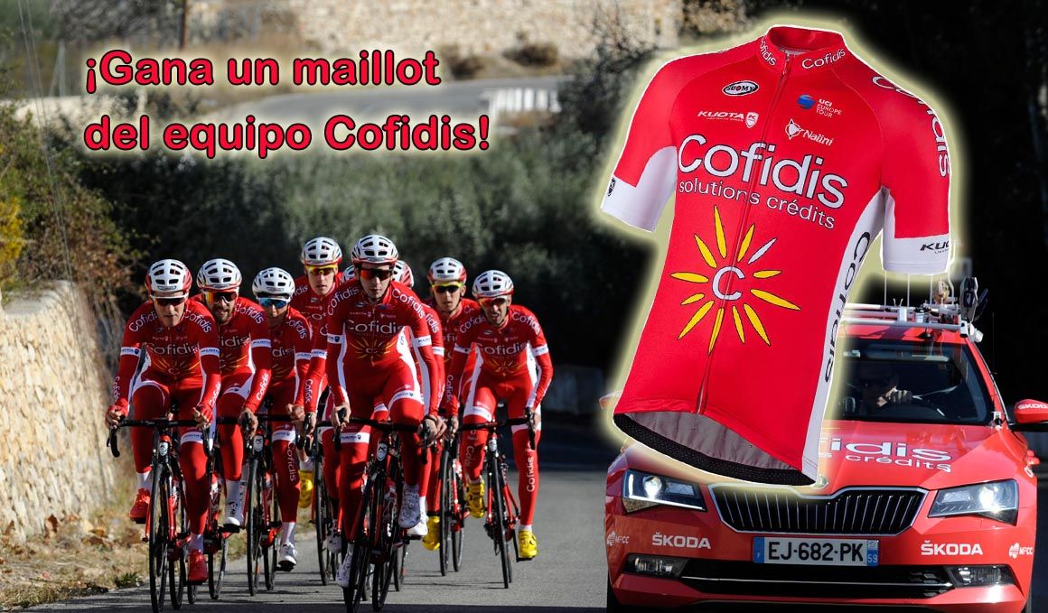 Participa y gana un maillot del Cofidis