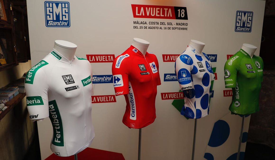 Santini viste a los líderes de La Vuelta