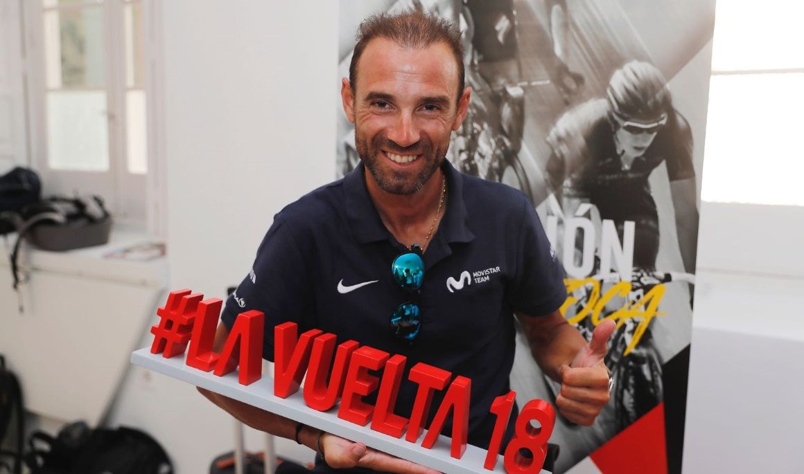 Alejandro Valverde, en la Vuelta con la mirada puesta en el Mundial