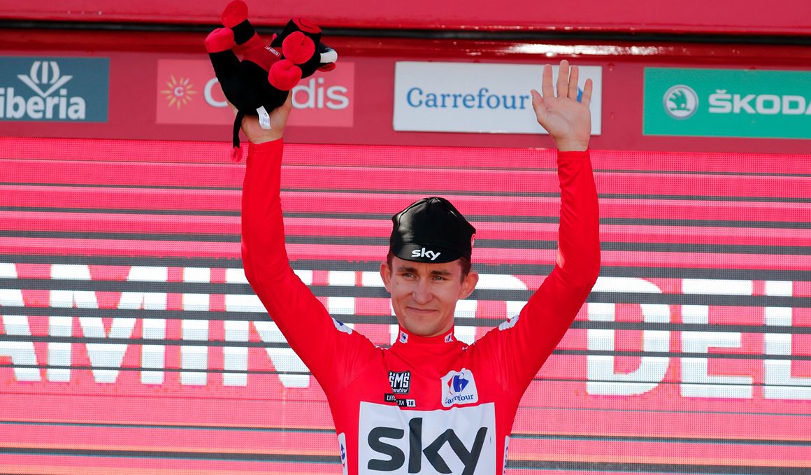 Michal Kwiatkowski, nuevo líder de la ronda española. 