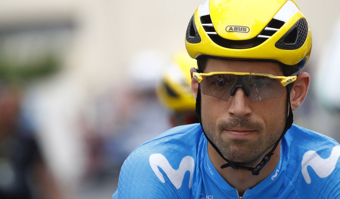 El navarro Imanol Erviti, fotografiado en los Campos Elíseos de París tras su participación en el Tour de Francia 2018. 