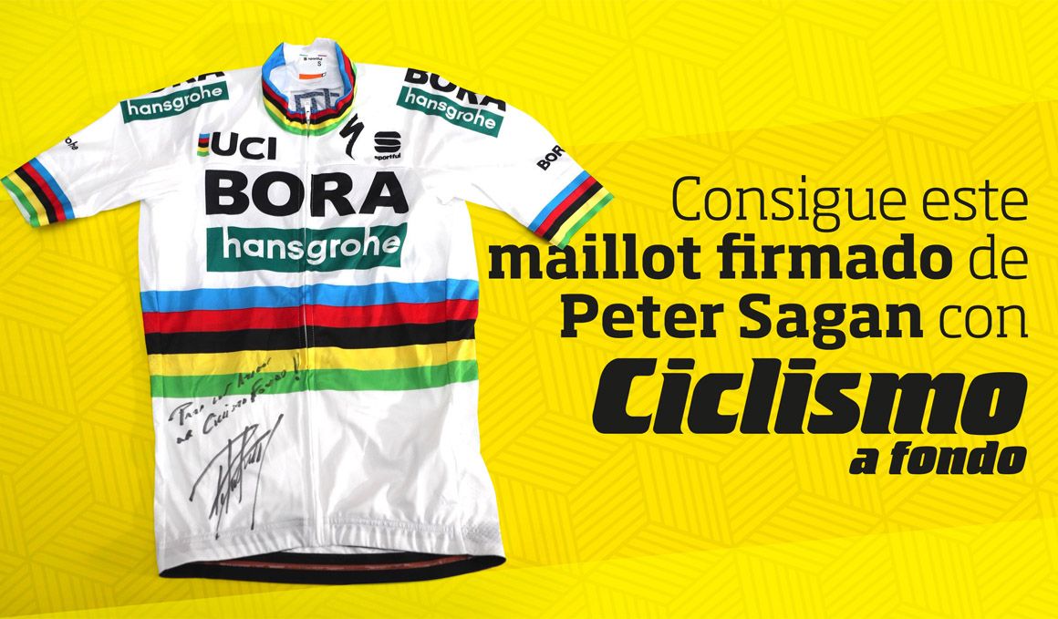 Consigue este maillot firmado por Peter Sagan
