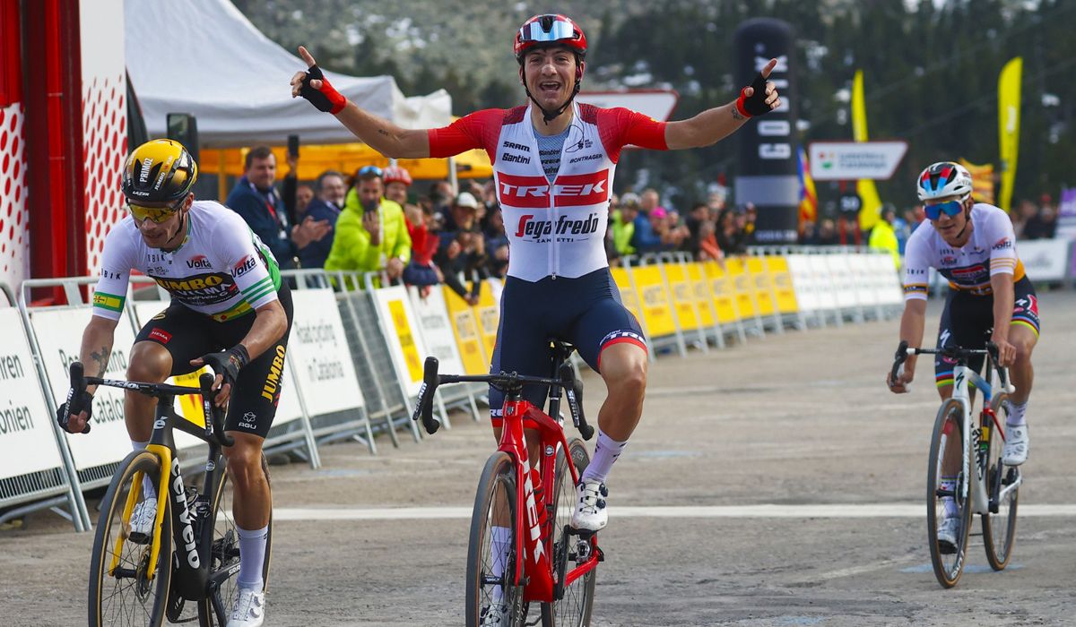 Ciccone supera a Roglic y Evenepoel en la cima de Vallter y firma una victoria de prestigio