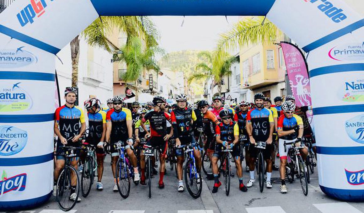 Más de 230 personas participan en la 2ª Marcha Cicloturista 0.17 Arranca en Llanta en Olocau