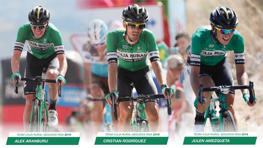 Álex Aranburu, Cristian Rodríguez y Julen Amezqueta renuevan con el Caja Rural-Seguros RGA