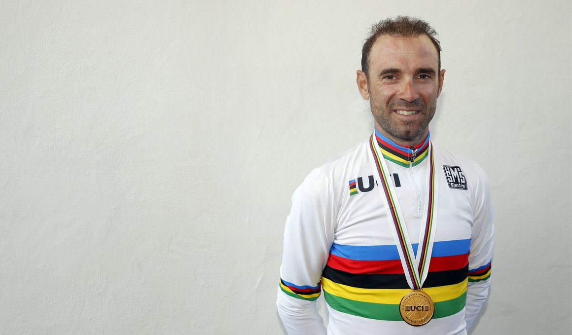 Valverde estrenará su maillot arcoíris en Tre Valli Varesine