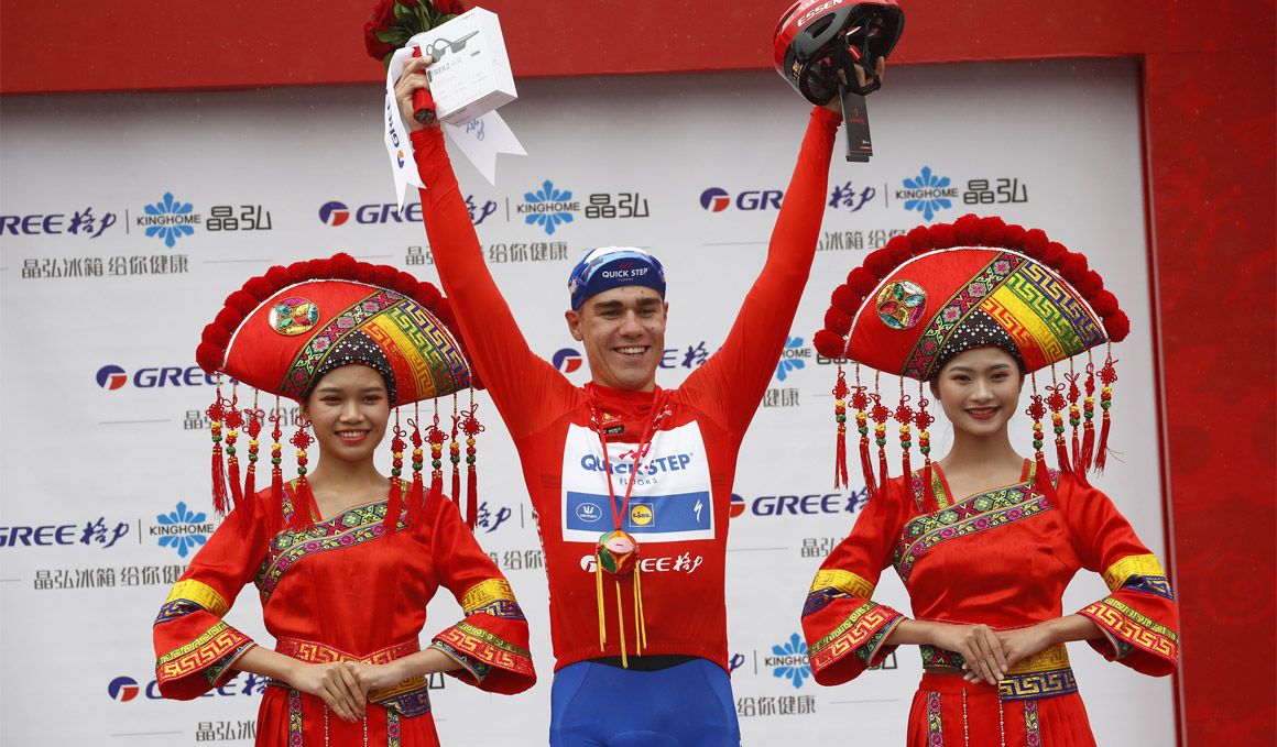 Jakobsen, etapa y liderato en el Tour de Guangxi
