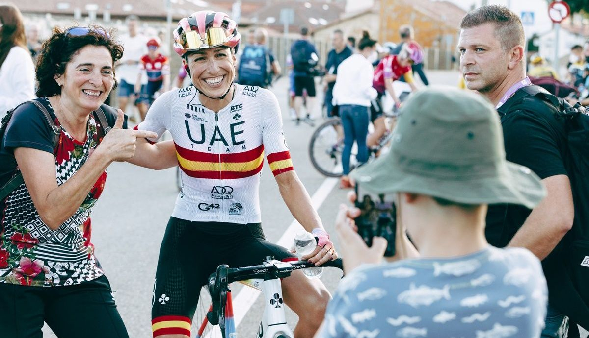 Mavi García, campeona de España en ruta, durante la CERATIZIT Challenge by La Vuelta 22 Mavi García, campeona de España en ruta, durante la CERATIZIT Challenge by La Vuelta 22