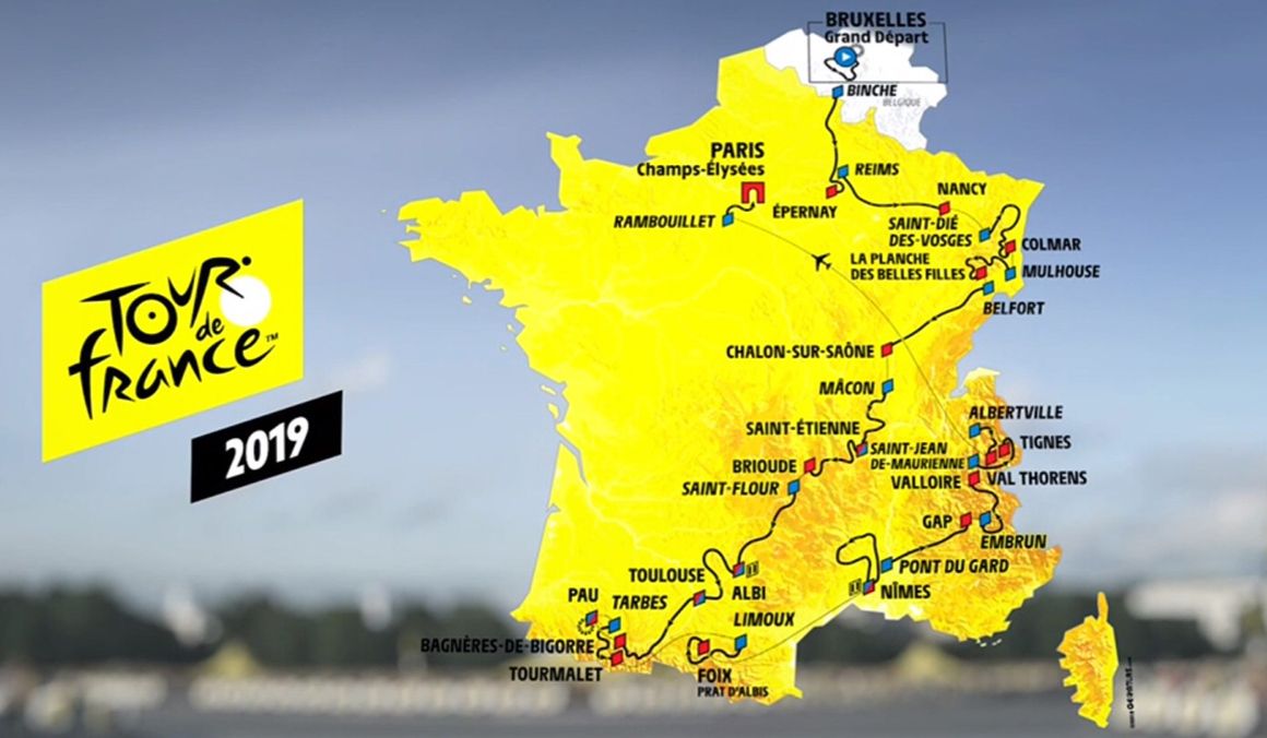 El Tour 2019 presenta un recorrido muy montañoso