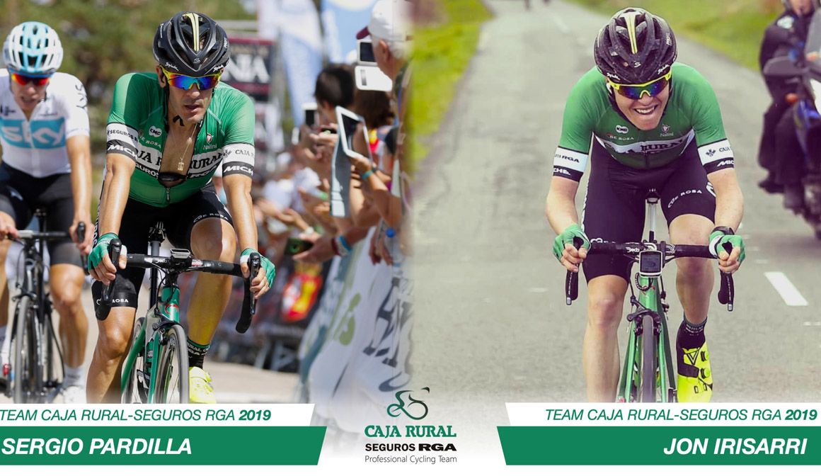 Sergio Pardilla y Jon Irisarri renuevan su compromiso con Caja Rural - Seguros RGA