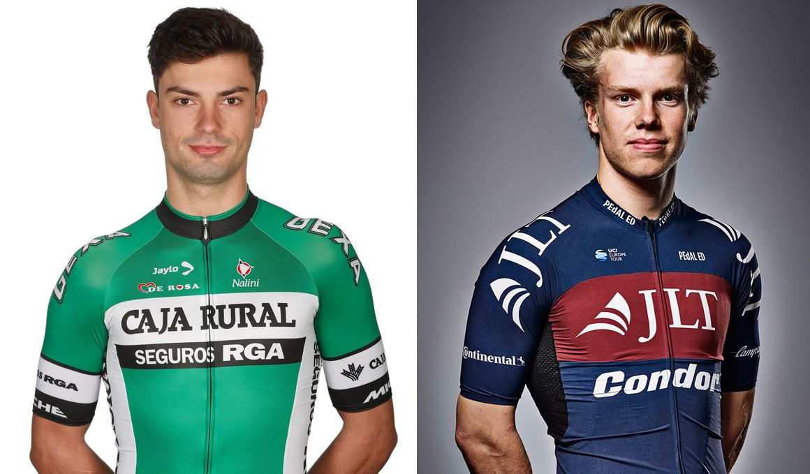 Jaume Sureda (izda) y Matthew Gibson (der), nuevos fichajes del Burgos-BH para la temporada 2019.