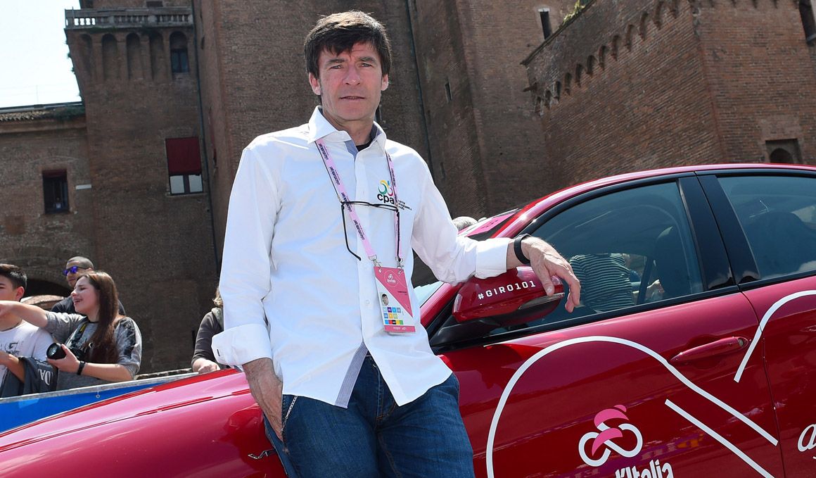 Gianni Bugno, presidente de la Asociación Internacional de de Ciclistas Profesionales (CPA)