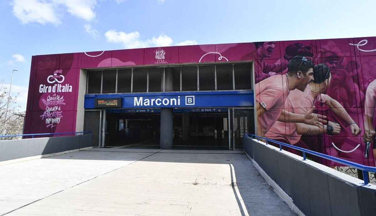 La estación de Marconi, en Roma, acoge la obra de arte La estación de Marconi, en Roma, acoge la obra de arte