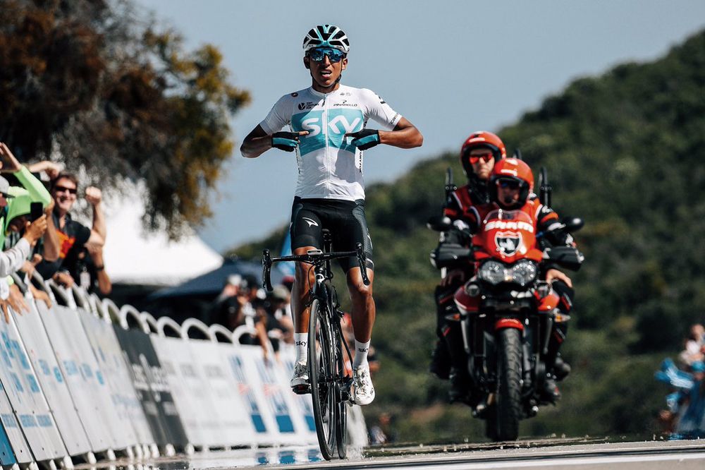 Egan Bernal, la baza del Sky para el Tour Colombia 2.1