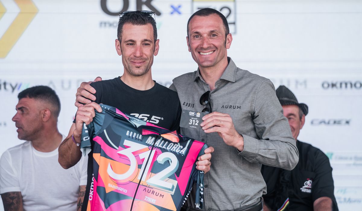 Vincenzo Nibali, dorsal 312 de la marcha