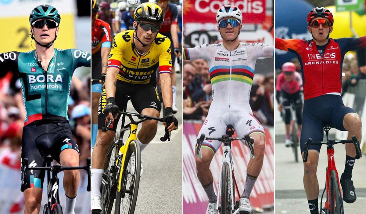 Vlasov, Roglic, Evenepoel y Geoghegan Hart, cuatro de los principales favoritos para ganar el Giro 2023