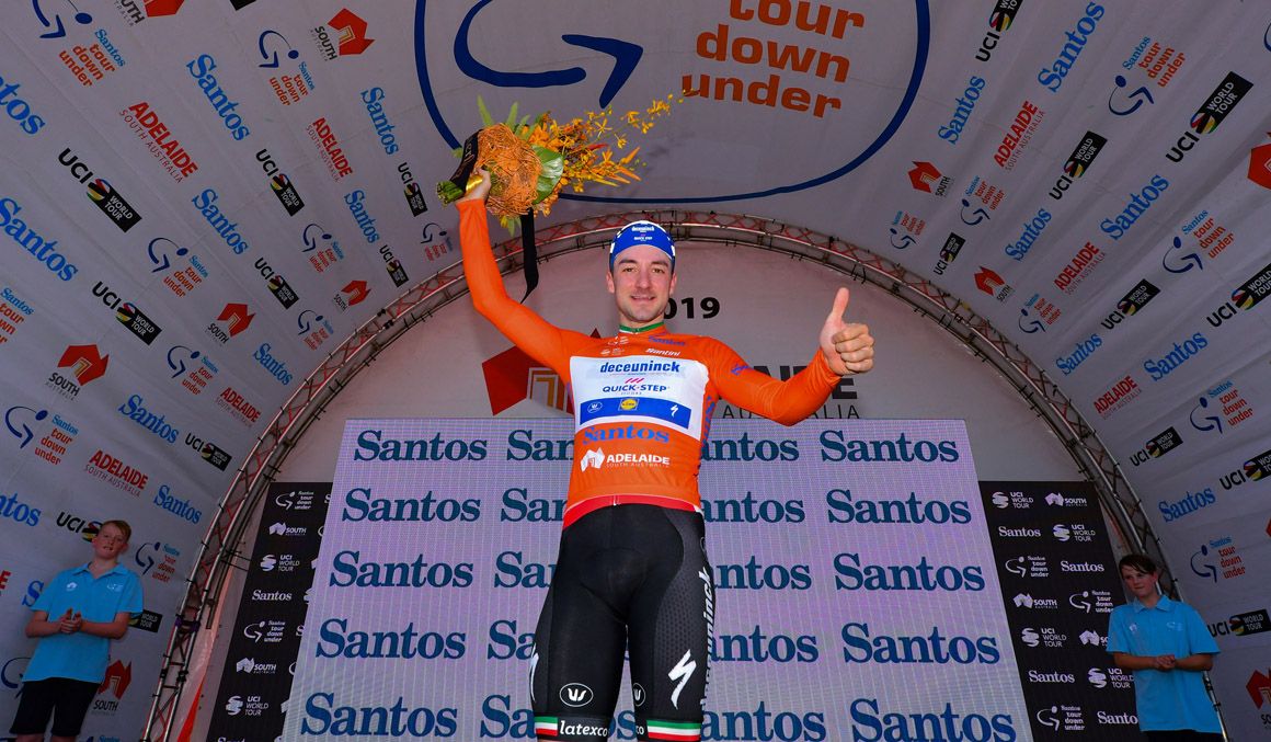 Viviani, primer líder del Santos Tour Down Under