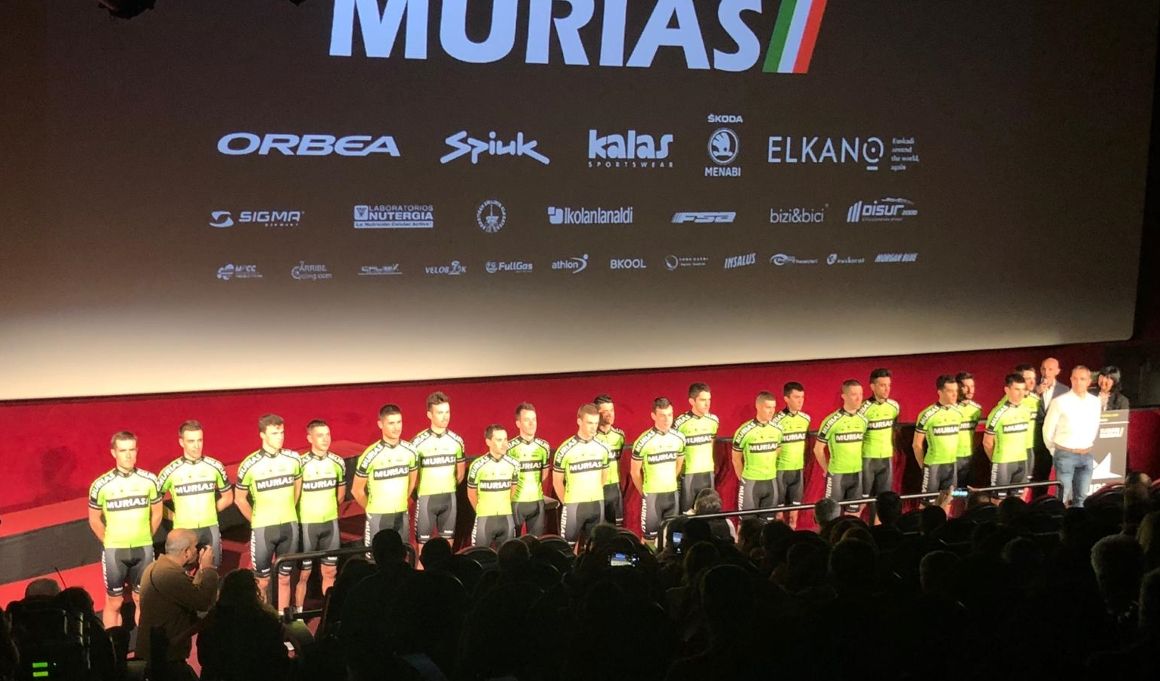 Imagen de la presentación oficial del Euskadi-Murias 2019.