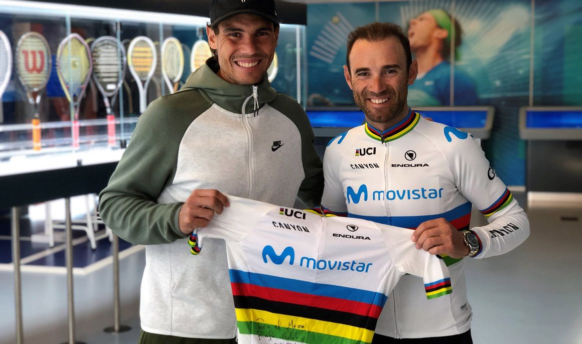 Nadal-Valverde: el encuentro de dos leyendas del deporte