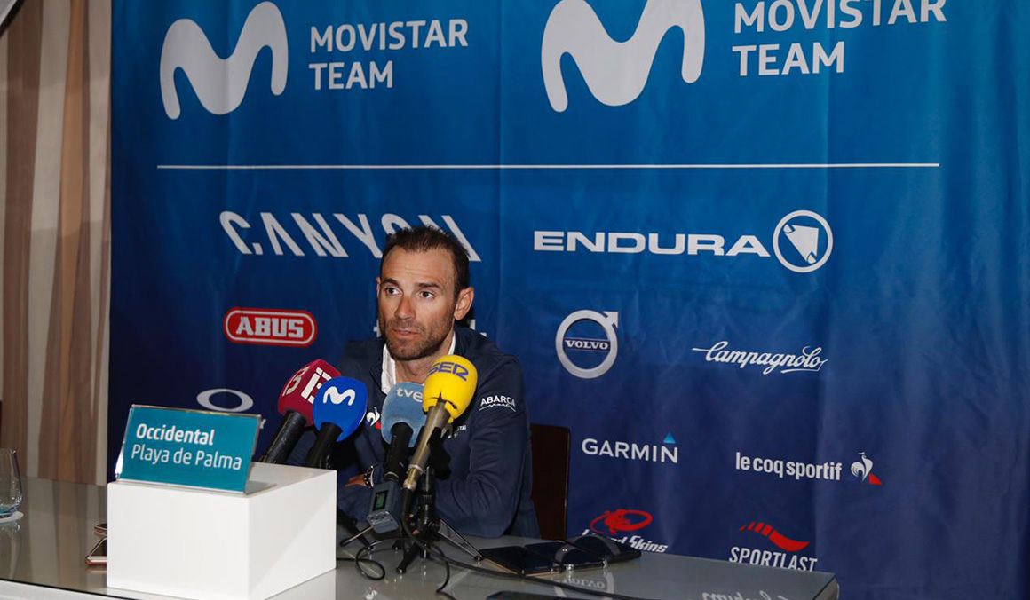 Valverde: "Intentaré revalidar el título de campeón del mundo en Yorkshire"