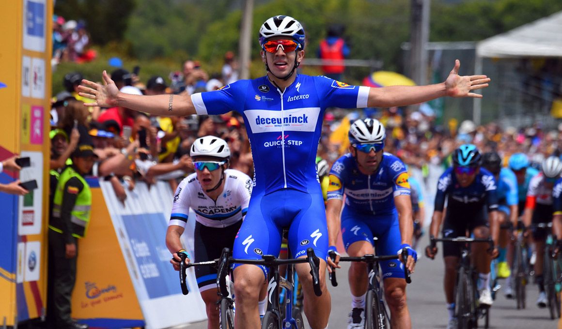Álvaro Hodeg, etapa y liderato en el Tour Colombia