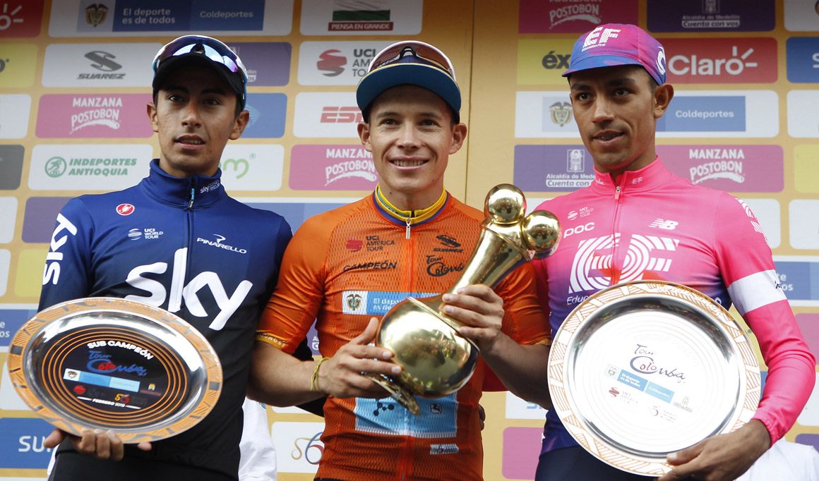 'Supermán' López piensa en el Giro tras dar el "golpe final" en Colombia