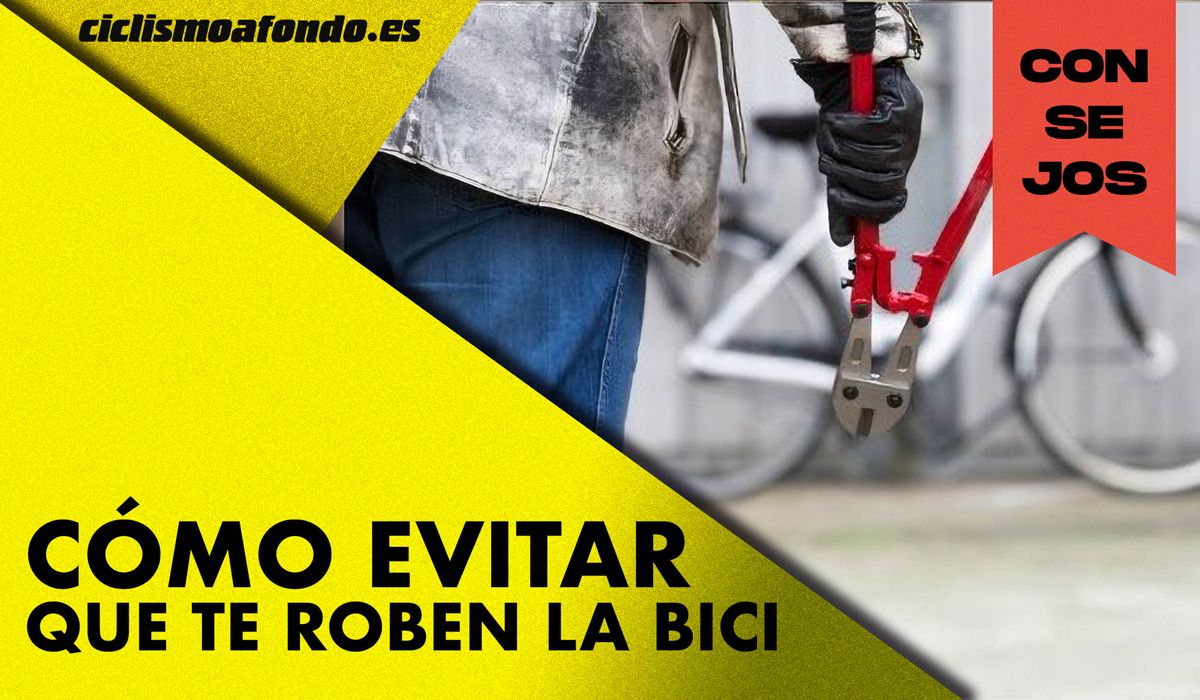 Consejos prácticos para evitar que te roben la bicicleta