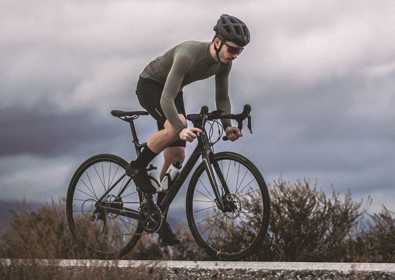 VAN RYSEL MAILLOT MANCHES LONGUES RACER KHAKI PE23 VAN RYSEL MAILLOT MANCHES LONGUES RACER KHAKI PE23