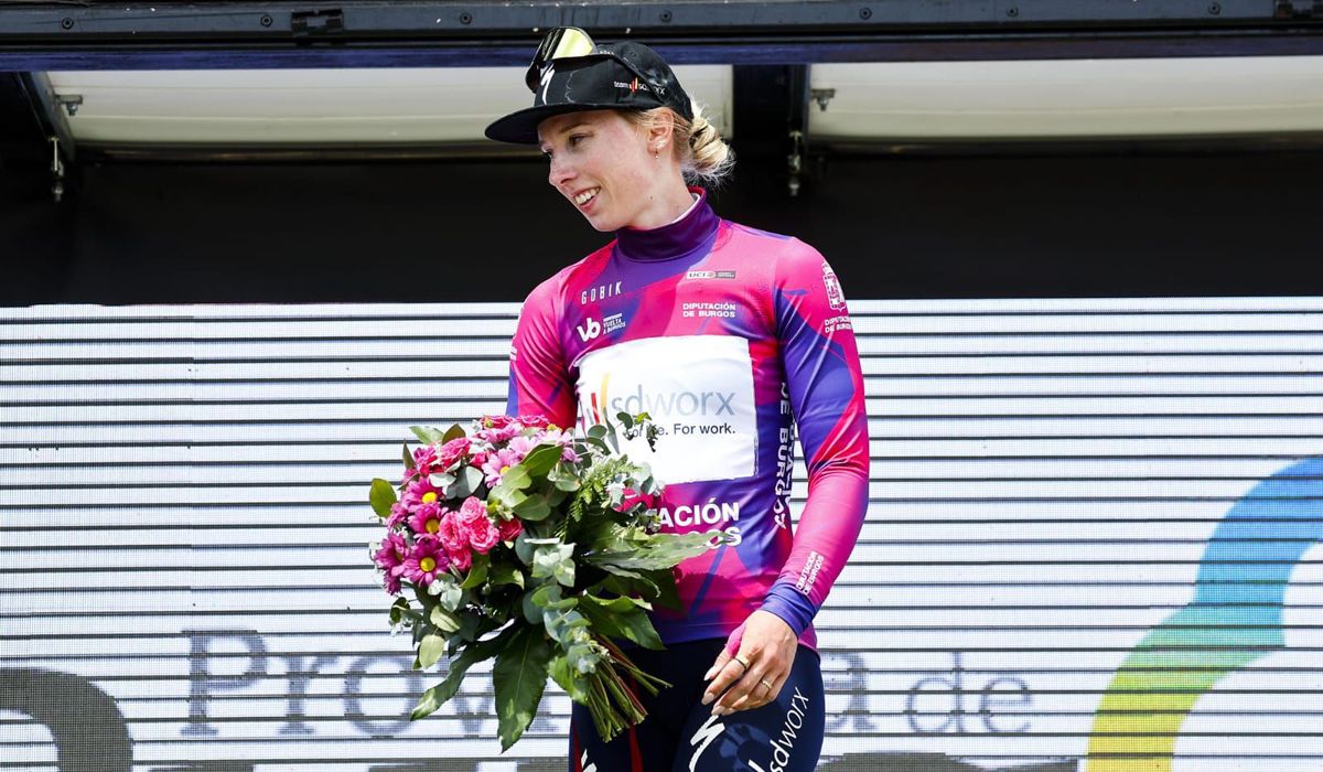 Lorena Wiebes, primera líder de la Vuelta a Burgos