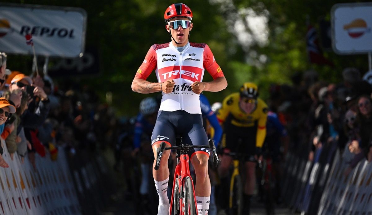 Thibau Nys (Trek Segafredo) consiguió su primera victoria como ciclista profesional en el Tour de Noruega