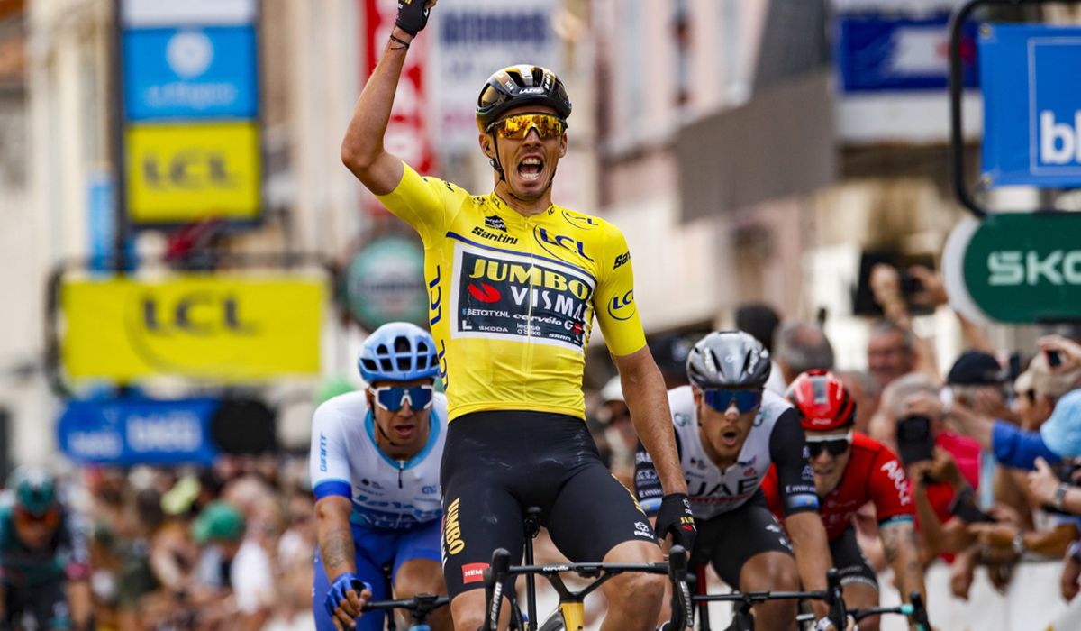Christophe Laporte, doblete y más líder en el Dauphiné