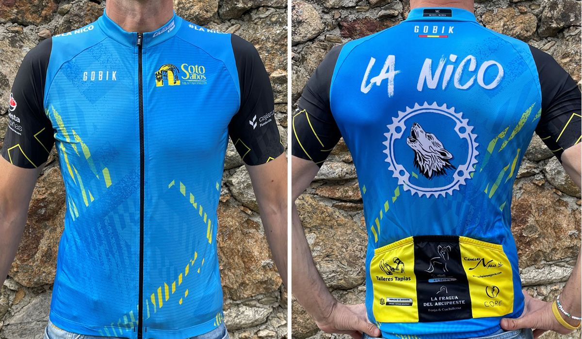 Maillot oficial de la VII Marcha Cicloturista Sotosalbos Sotosalbos. Memorial Nico Abad