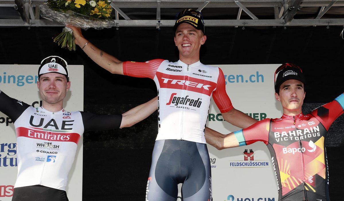 Thibau Nys vuelve a deslumbrar y gana el GP Kanton Aargau por delante de Hirschi y Bilbao