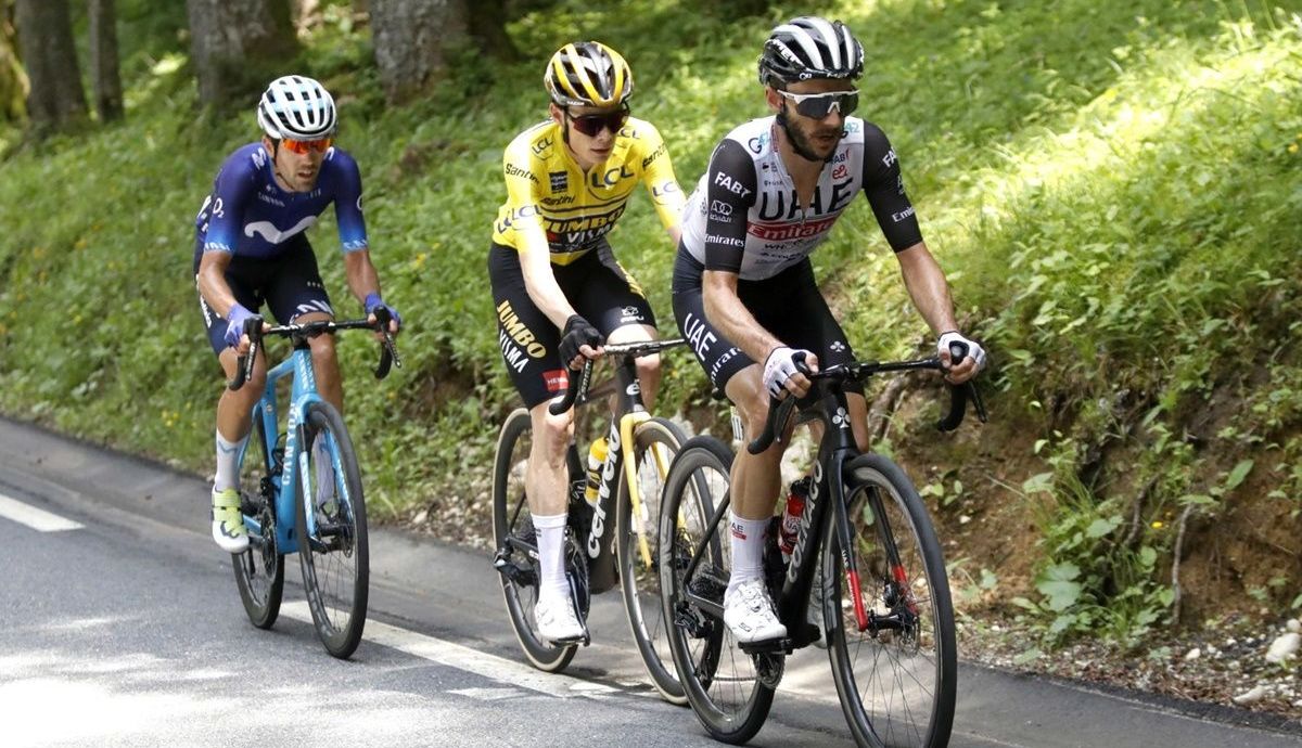 Antonio Pedrero (Movistar Team) se codeó con los mejores en el tramo final de la etapa Antonio Pedrero (Movistar Team) se codeó con los mejores en el tramo final de la etapa